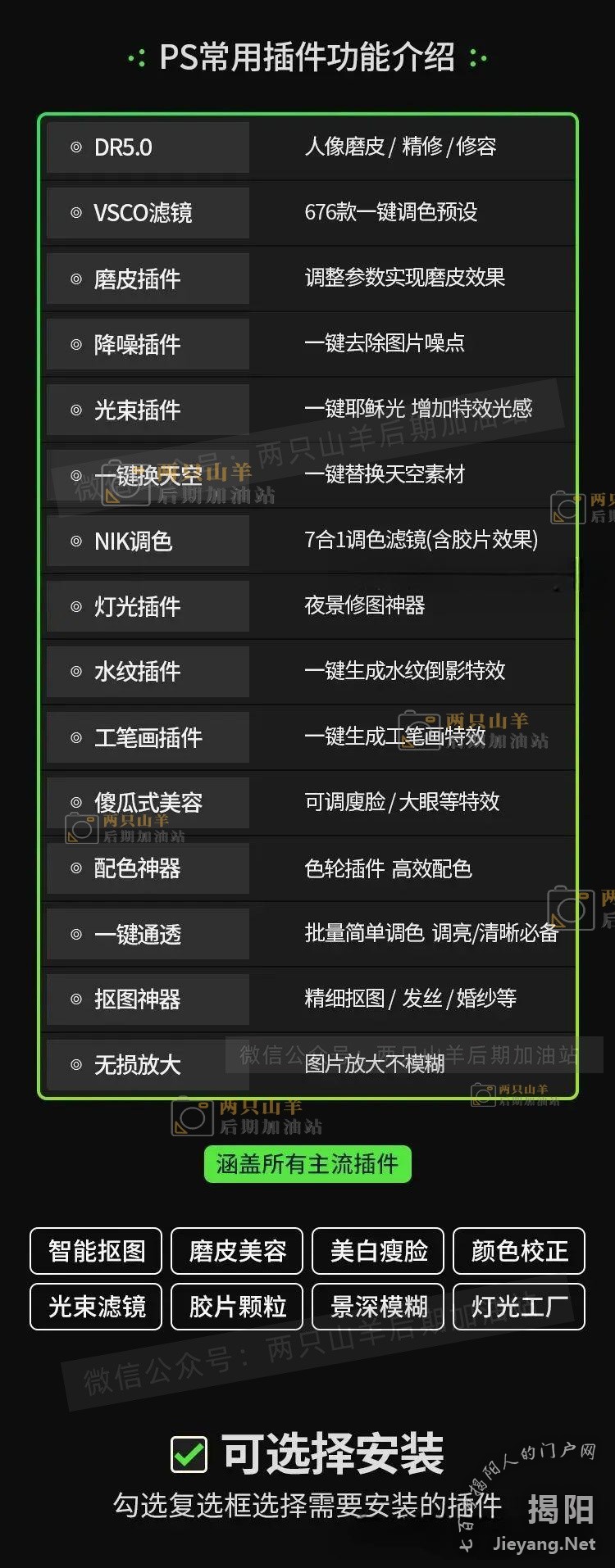 2024超全PS插件合集升级版8.0（汉化版）win版